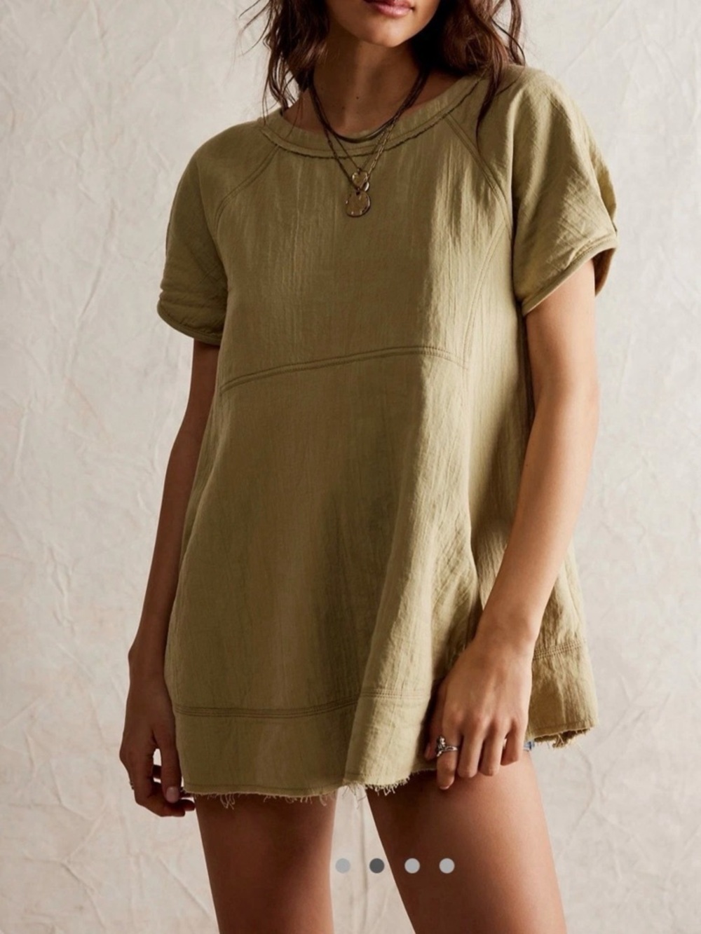 We The Free Sunset City Top Dried Aloe